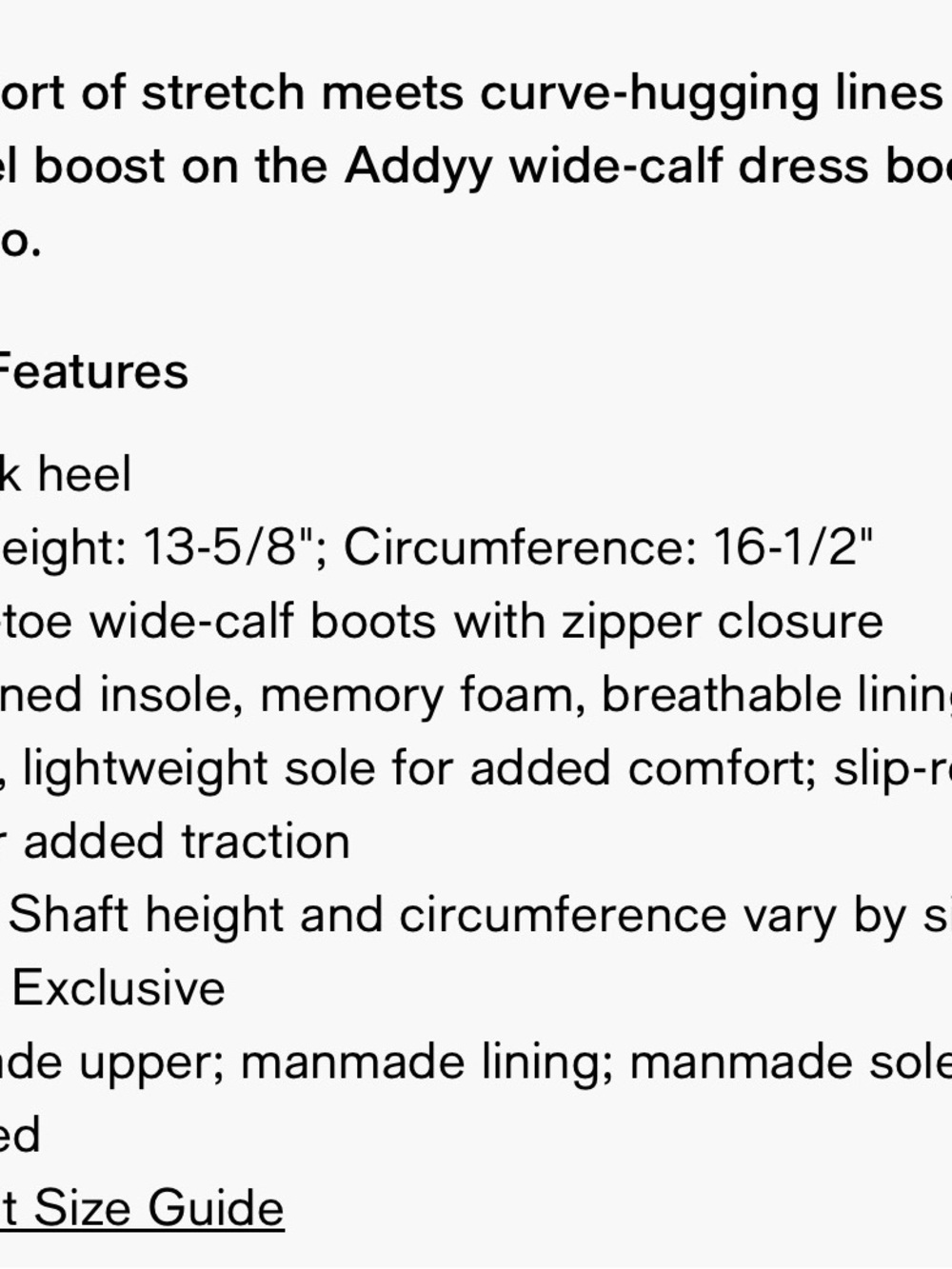 Knee-High Wide Calf Dress Boots in Dark Brown - Picture 2 of 3